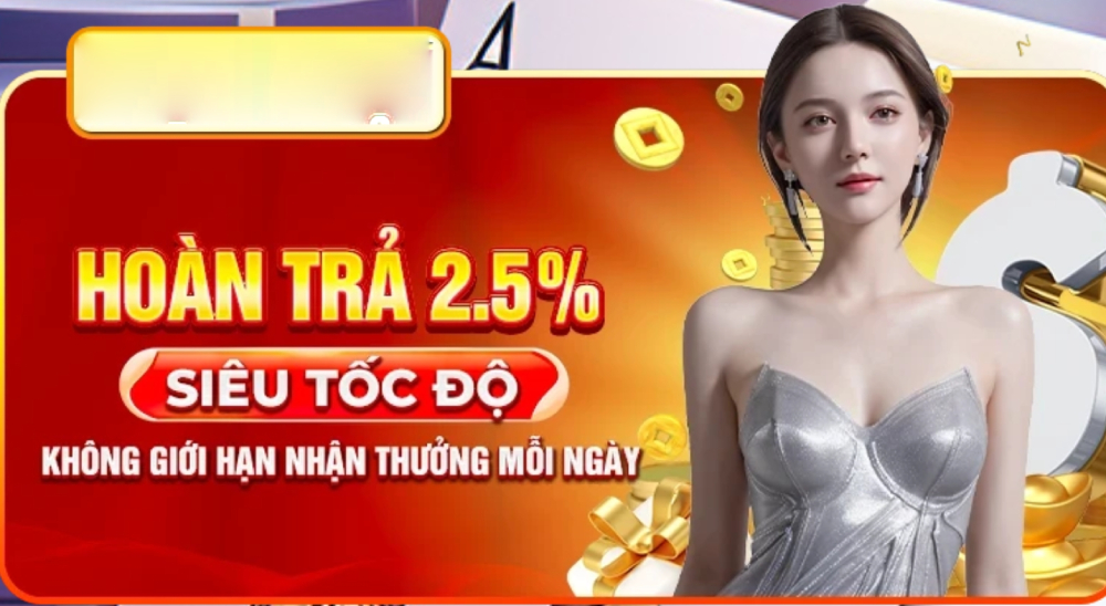 Khuyến mãi Alo789 - Top 5 chương trình ưu đãi bùng nổ và hấp dẫn nhất 2 Tỷ lệ hoàn trả 2.5% tại Alo789 là tỷ lệ cao nhất thị trường